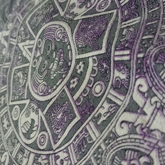 Puerto Vallarta Mexico Aztec Tie-dye Zip-Up Jacket - Picture 4 of 8